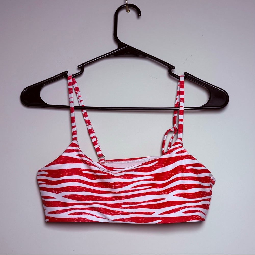 Red and White Women's Bikini